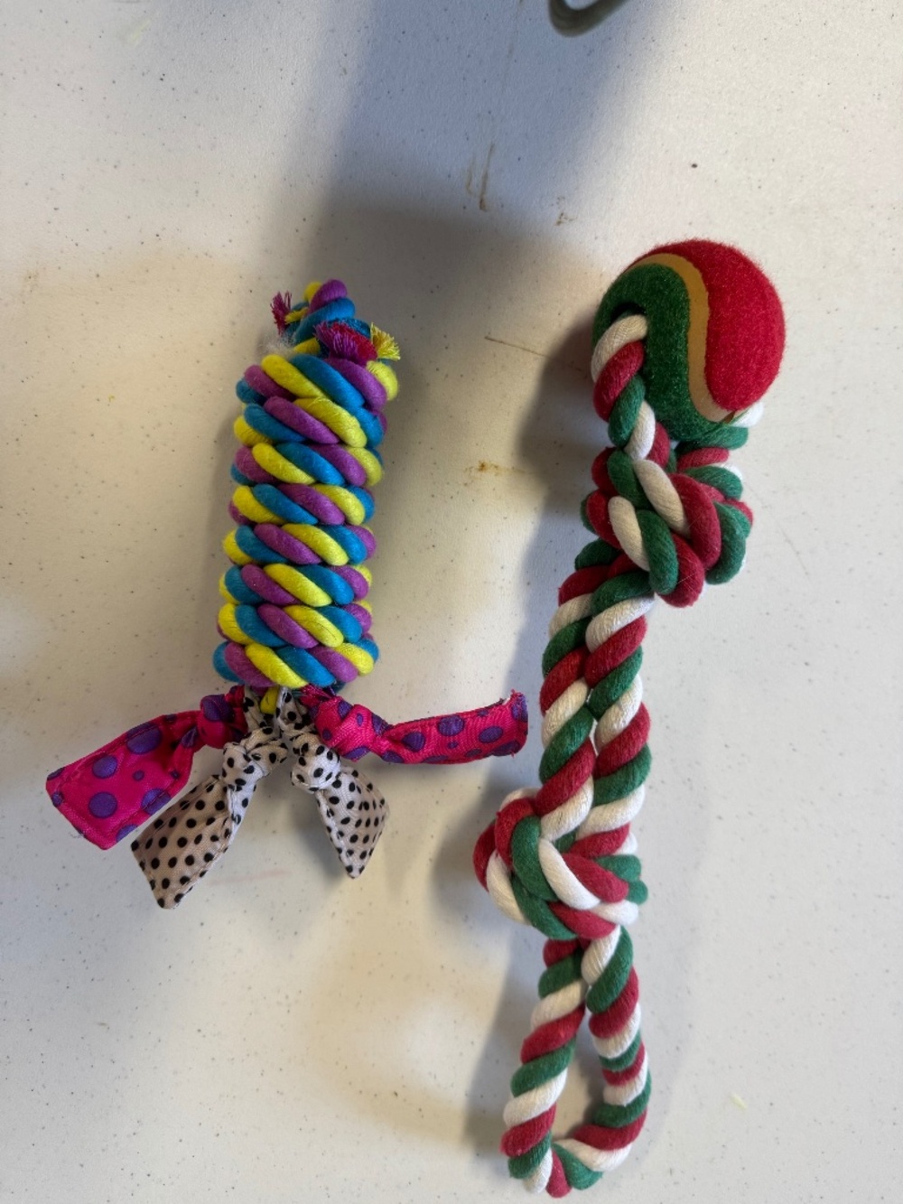 2 Dodg Tug Rope Toys - New without tags